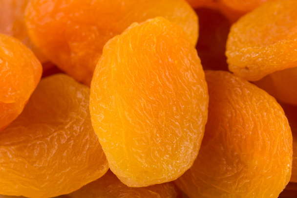Heap of dried apricots close-up - Fotografie, Obrázek