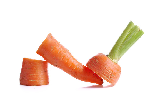 carrots isolated on white background - Photo, Image