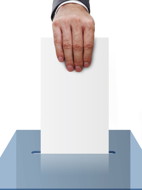 Concept de vote sur blanc
 - Photo, image