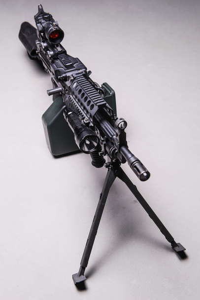 US automatic machine gun.Top view - Photo, Image