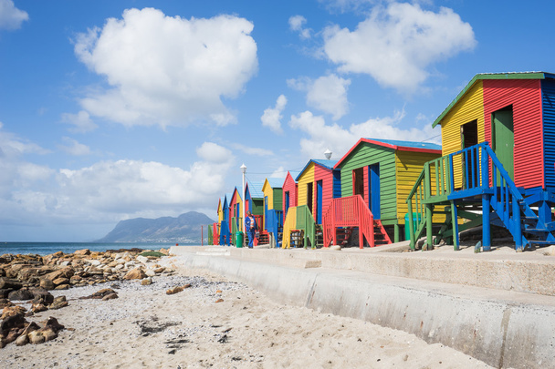 Casas de praia coloridas
  - Foto, Imagem