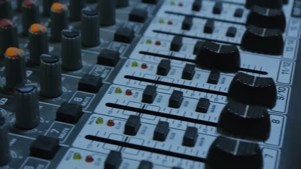 DJ Sound Console Mixer - Footage, Video