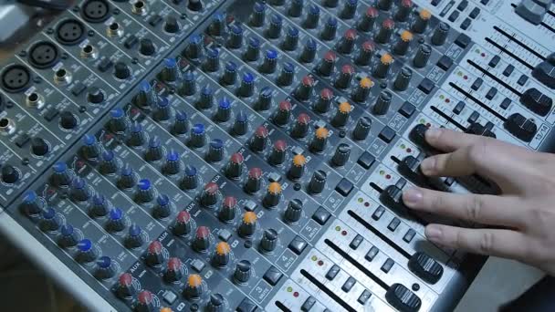 DJ Sound Console Mixer - Footage, Video