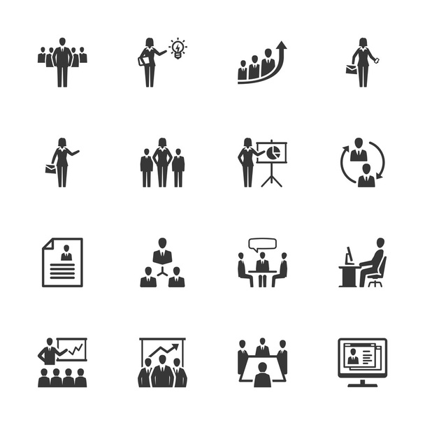 Business Management Icons - Set 1 - Vector, Image