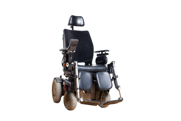 motorisierter Rollstuhl für Wegwerfmenschen - Foto, Bild