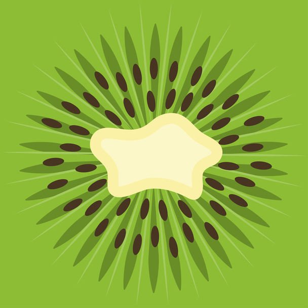 čerstvé zelené kiwi ovoce - Vektor, obrázek