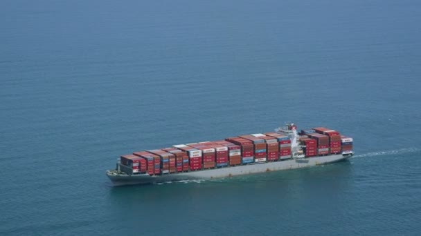container ship in at sea near San Francisco - Footage, Video