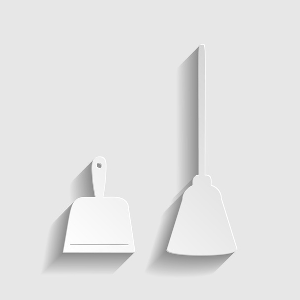 Dustpan vector icon - Vector, Image