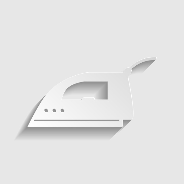 Smoothing, Iron icon - Vector, Image