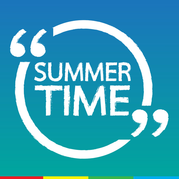 SUMMER TIME Illustration design - Vector, afbeelding