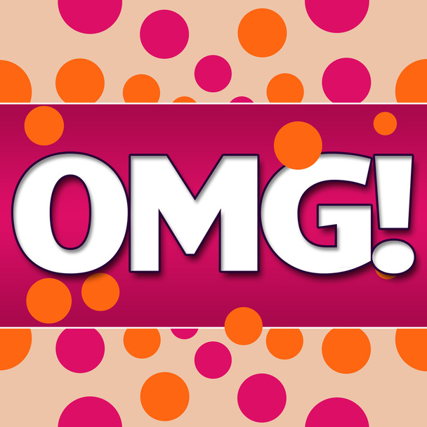 OMG Розовые оранжевые точки
 - Фото, изображение