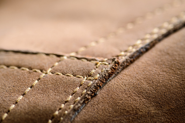 Leather shoes, focus on details. - Foto, imagen