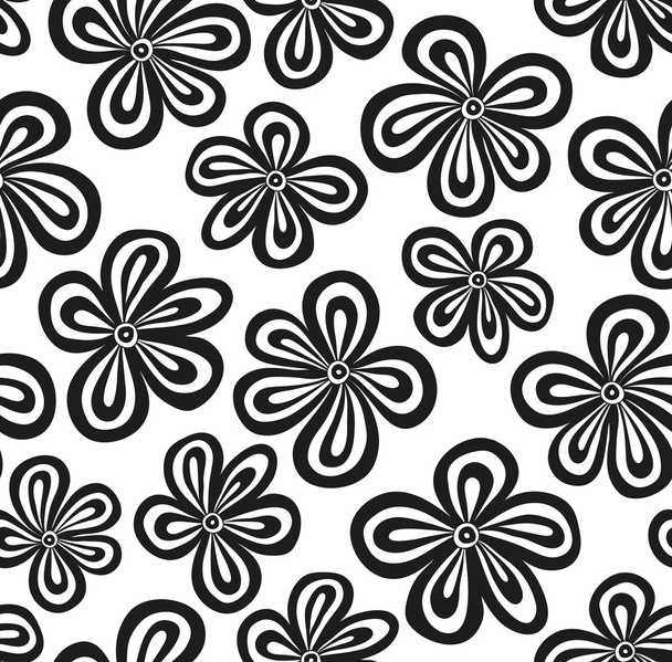 Floral pattern - Wektor, obraz