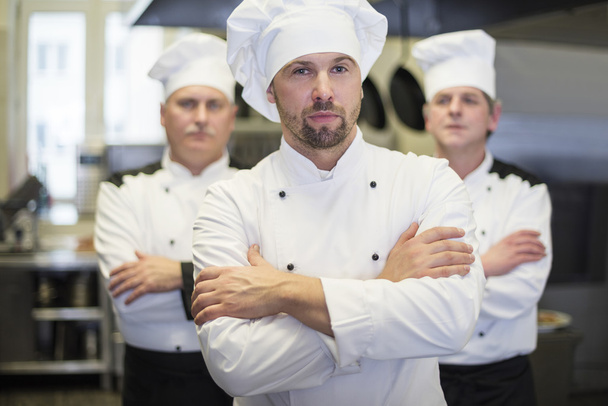Three professional chefs - Photo, image