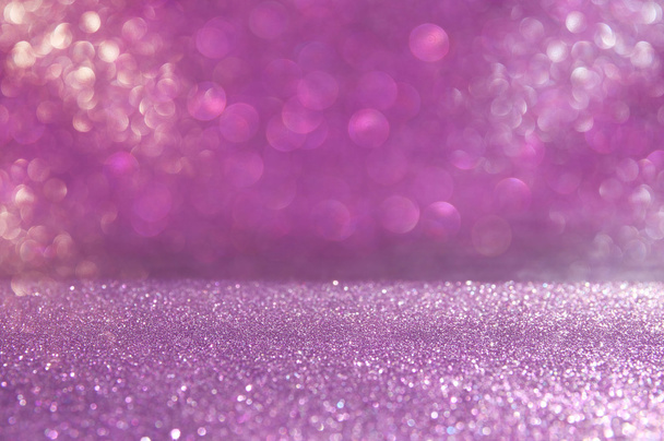 Glitter εκλεκτής ποιότητας φώτα φόντο. ροζ και ασημί. defocused. - Φωτογραφία, εικόνα