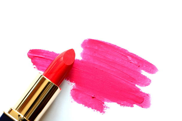 Red Lipstick On White - Photo, Image