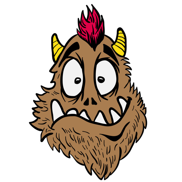 funny looking monster - Vector, Image