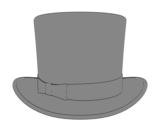 2D ilustracja kapelusz kreskówka - Zdjęcie, obraz