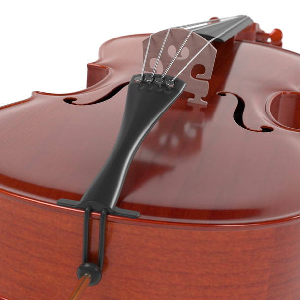 Representación 3d del instrumento musical de violonchelo
 - Foto, Imagen