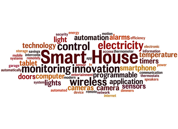 Smart House, word cloud concept 9 - Photo, Image