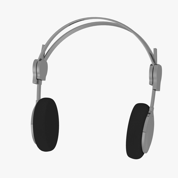 3d render of headphones - Φωτογραφία, εικόνα
