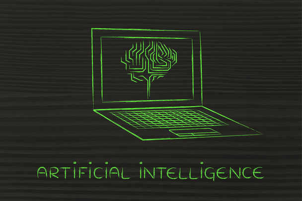 concept of artificial intelligence - 写真・画像