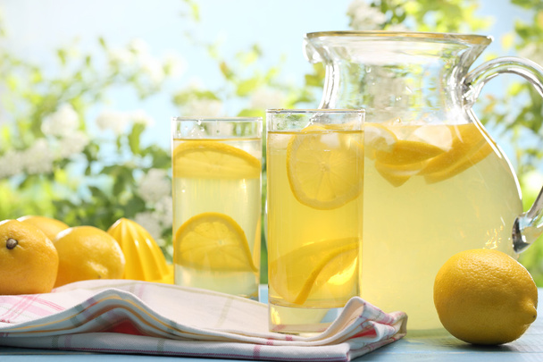 Citrus limonádé, nyári ital. - Fotó, kép