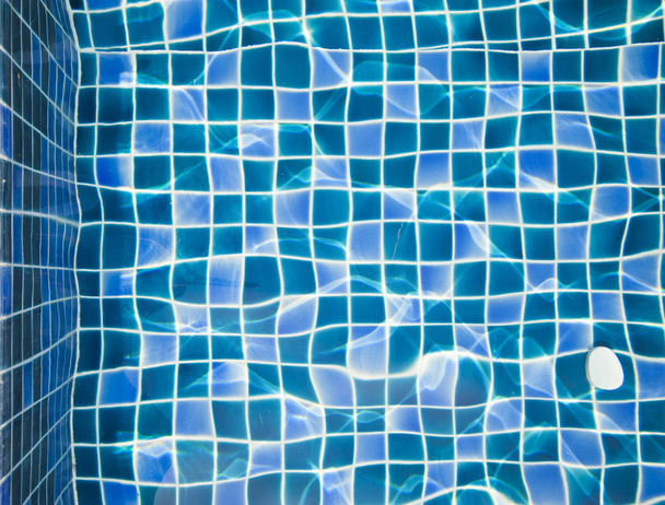 Refection of Blue water in Swimming pool - Fotoğraf, Görsel