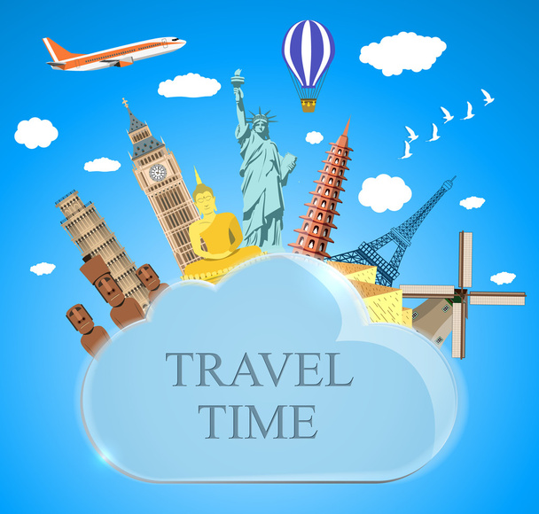 travel and vacations concept - Vector, Image