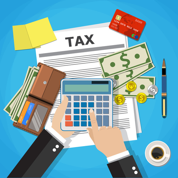 планирование уплаты налогов
 - Вектор,изображение