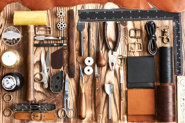 Leather crafting tools - Zdjęcie, obraz