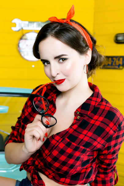 Woman With Pinup Style  - Foto, immagini
