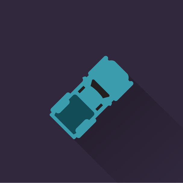 πολύχρωμο αυτοκίνητο εικονίδιο - Διάνυσμα, εικόνα
