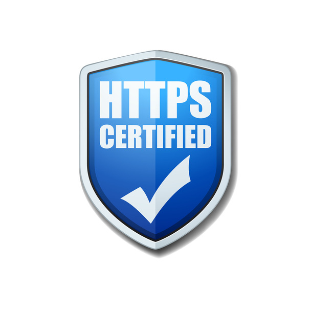 HTTPS Shield sign icon - Vector, Image