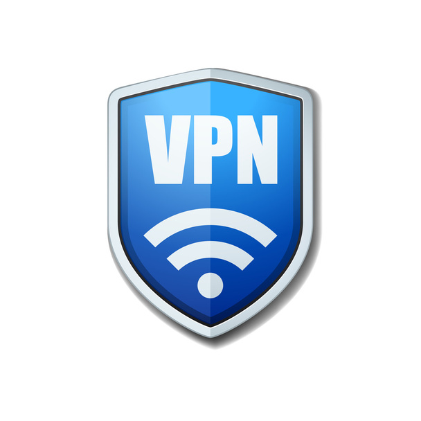 Знак VPN щита безпеки - Вектор, зображення