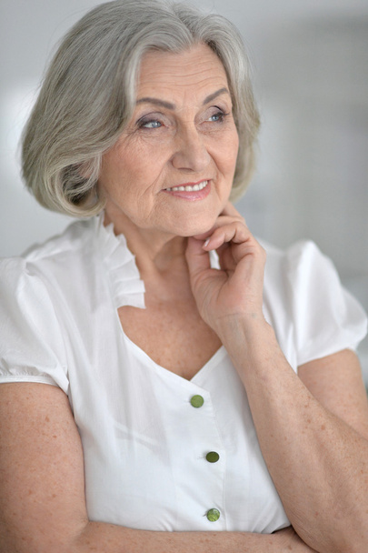 Senior woman portrait - Fotoğraf, Görsel