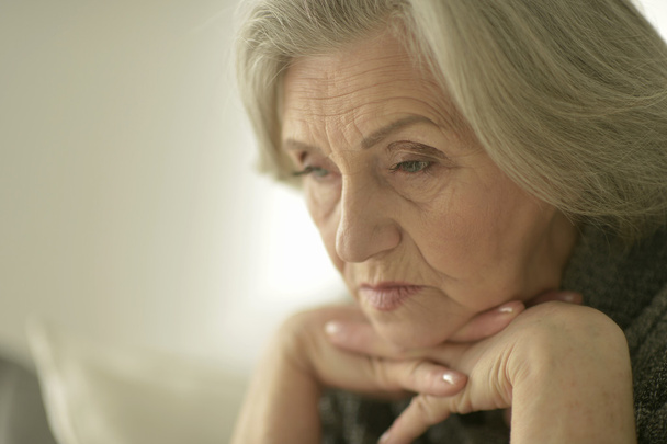 melancholy Senior woman  - Fotografie, Obrázek