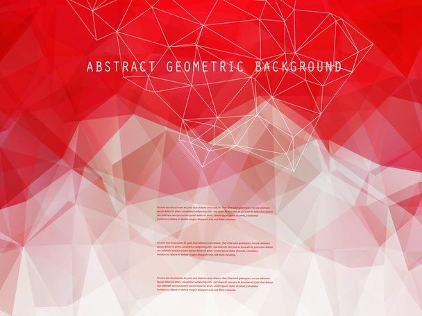 abstrait géométrique fond polygonal - Vecteur, image
