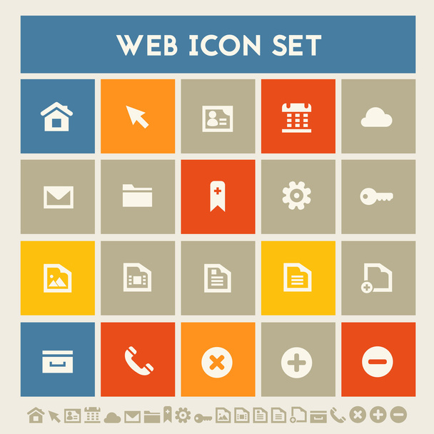 Web icon set. - Vettoriali, immagini