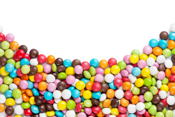 Kleurrijke snoepjes frame - Foto, afbeelding