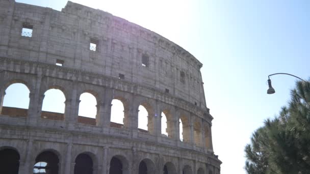 Roman Colosseum on summer day - Záběry, video