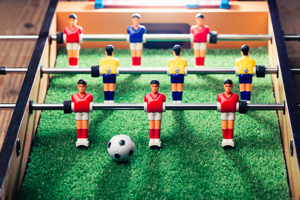 テーブル サッカー ゲーム, 抽象的な光 - 写真・画像