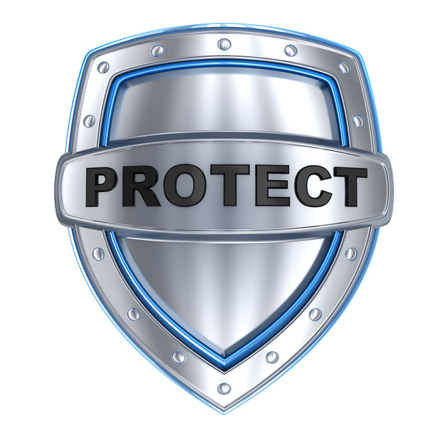 Shield and sign protect - Photo, Image