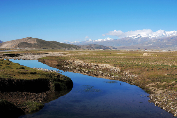 landschap in tibet - Foto, afbeelding