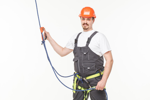 industrial climber man - Foto, Imagen