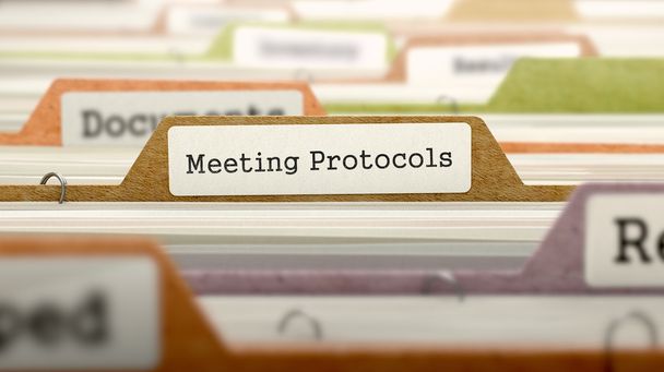 Protocolli di riunione - Nome cartella in Directory
. - Foto, immagini