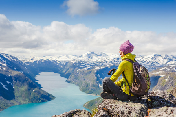 Best Norway hike.  - Foto, afbeelding