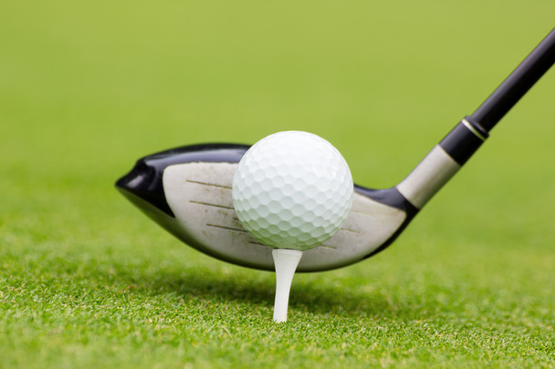 golf club behind the ball - Photo, Image