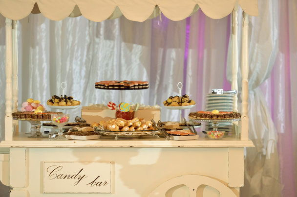 Candy bar with many cakes - Photo, Image