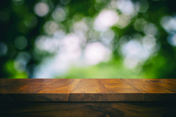 Empty top wooden table - Photo, Image